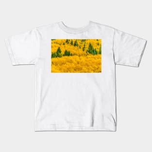 The Bowl Of Aspen Gold Kids T-Shirt